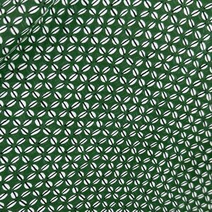 Ann Taylor Factory Green and White Patterned Blouse